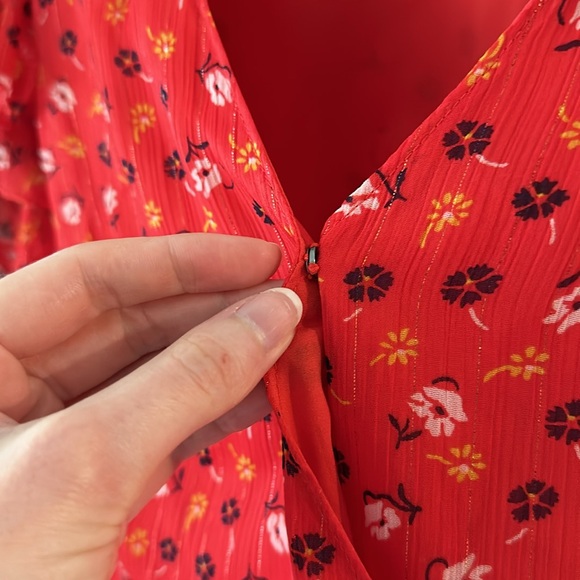 Madewell red top - Picture 4 of 5